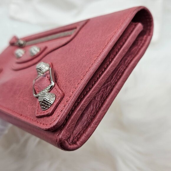 Balenciaga Light Pink Leather wallet - Picture 11 of 17